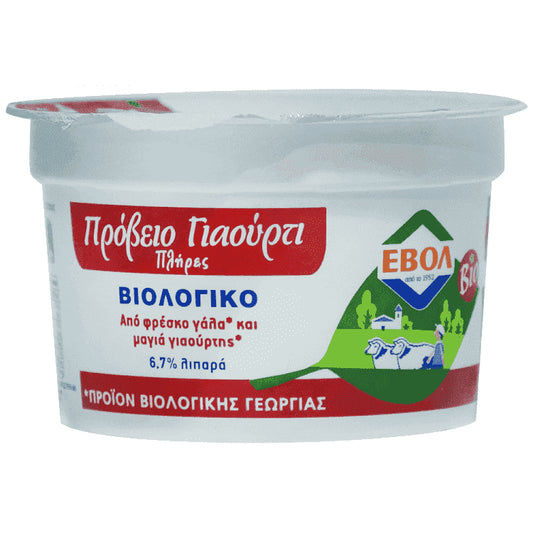 Εβόλ Γιαούρτι Πρόβειο Βιολογικό 190gr