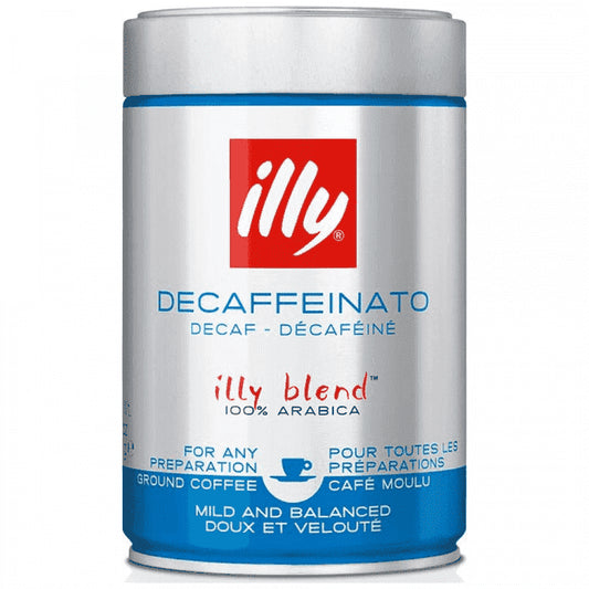 Illy Καφές Εσπρέσσο Αλεσμένος Decafeine 250gr