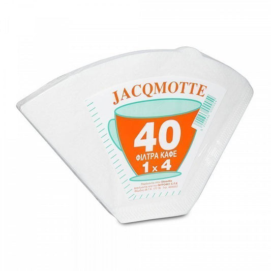 Jacqmotte Φίλτρα Καφέ Νο4 40τεμ