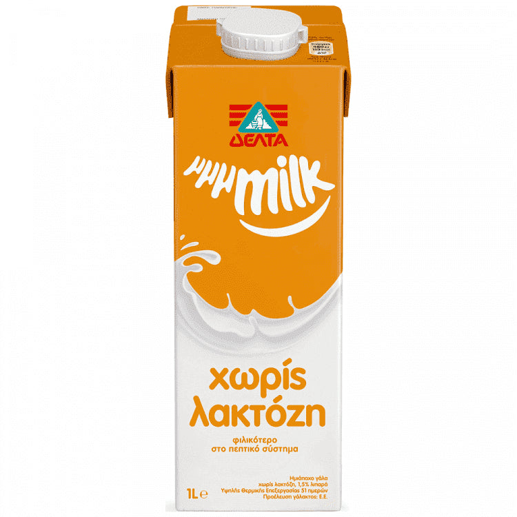 ΔΕΛΤΑ μμμmilk Ρόφημα Γάλακτος Χωρίς Λακτόζη 1lt