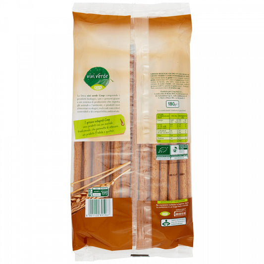 Vivi Verde Κριτσίνια Ολικής Άλεσης Biologico 180gr