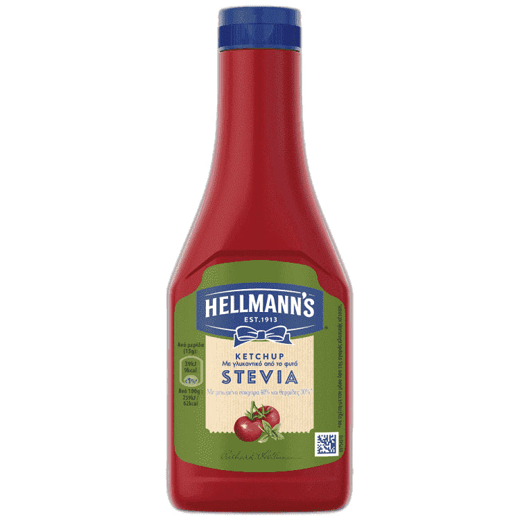 Hellmann's Κετσαπ Στέβια 520gr