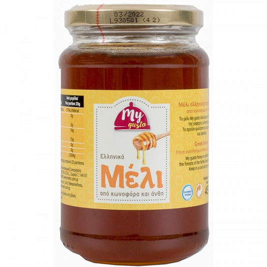 My Gusto Μέλι Ανθέων & Κωνοφόρων 450gr