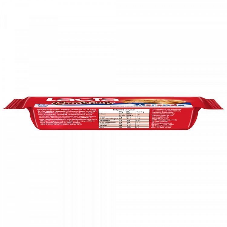 Lacta Cookies Μπισκότα Merenda 156gr