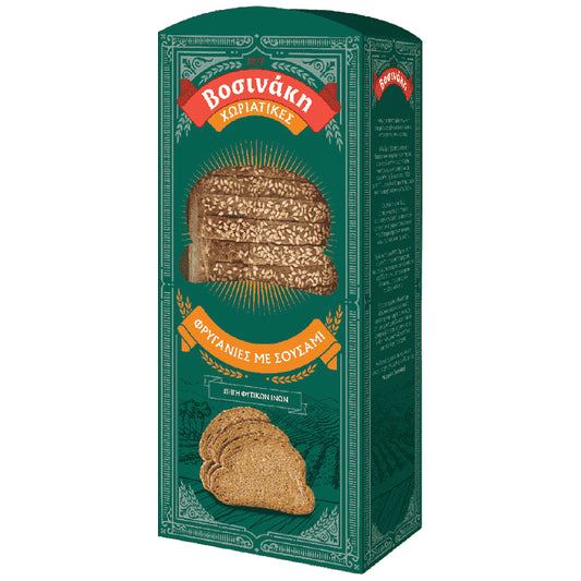 Βοσινάκη Χωριάτικες Φρυγανιές Σουσάμι 240gr