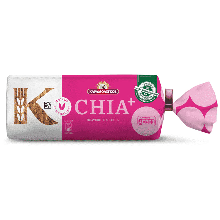 Καραμολέγκος Πολύσπορο Με Chia+ Ψωμί Για Τόστ 500gr