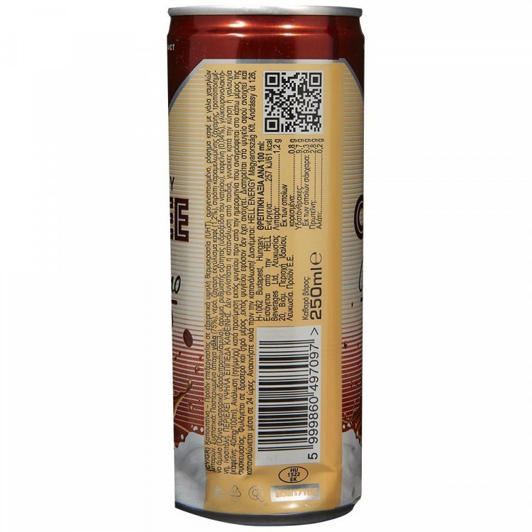 Hell Ice Coffee Cappuccino 250ml