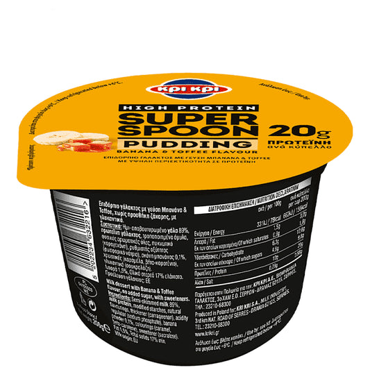 Κρι κρί Super Spoon Pudding Μπανάνα & Τoffee 200gr