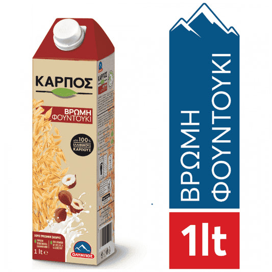 Όλυμπος Καρπός Ρόφημα Βρώμη Φουντούκι 1 lt