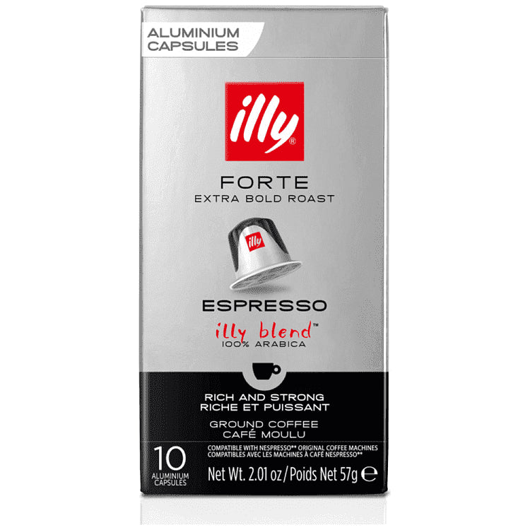 Illy Espresso Forte Κάψουλες Συμβ. Με Μηχ. Nespresso* 10τμχ