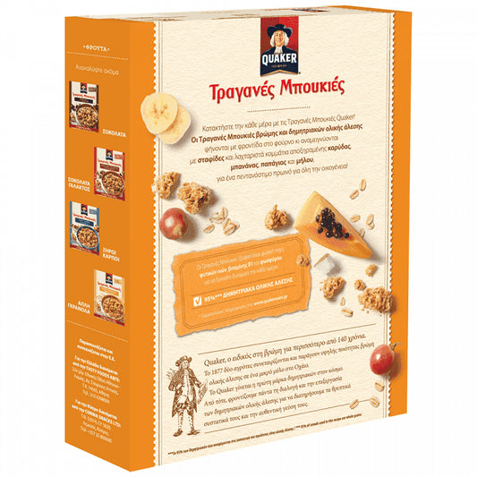 Quaker Τραγάνες Μπουκιές Φρούτα 450gr