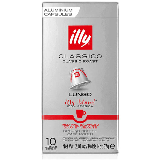 Illy Classic Lungo Κάψουλες Συμβατές Με Μηχ. Nespresso* 10τεμ