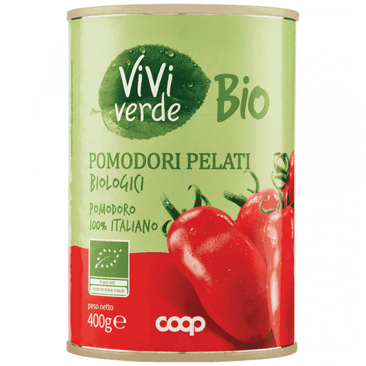 Vivi Verde Τομάτες Αποφλοιωμένες Biologico 400gr