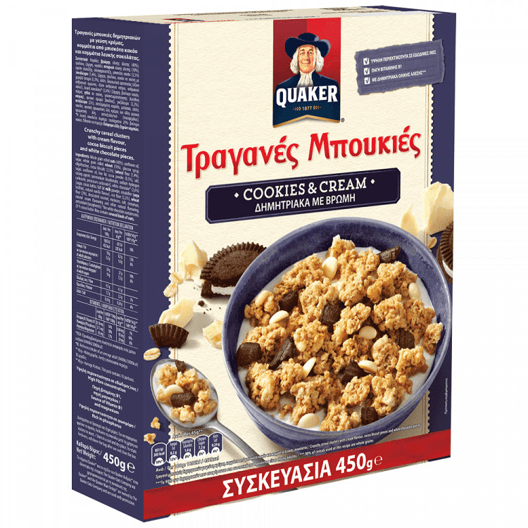 Quaker Τραγανές Μπουκιές Βρώμης Cook Crunchy 450gr