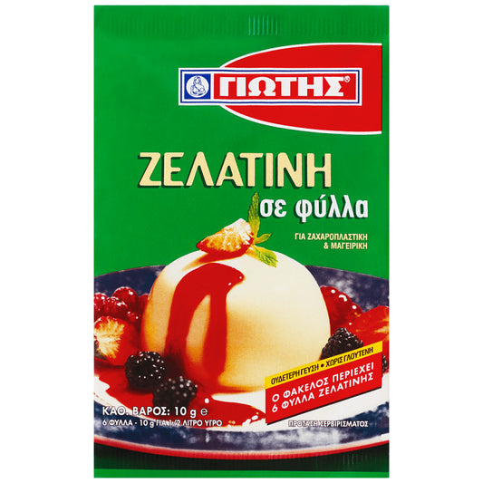 Γιώτης Ζελατίνη Σε Φύλλα 10gr