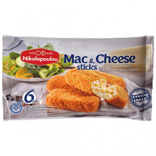 Nikolopoulou Mac & Chees Sticks Κατεψυγμένα 15/270gr