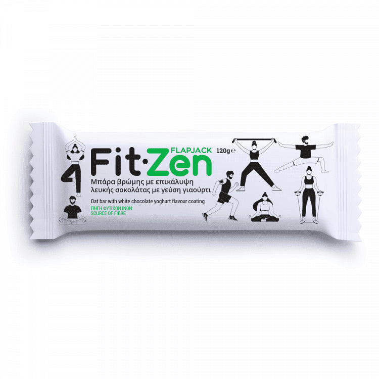 Fit Zen Flap Jack Μπάρα Βρώμης Με Επικάλυψη Γιαούρτι 120gr