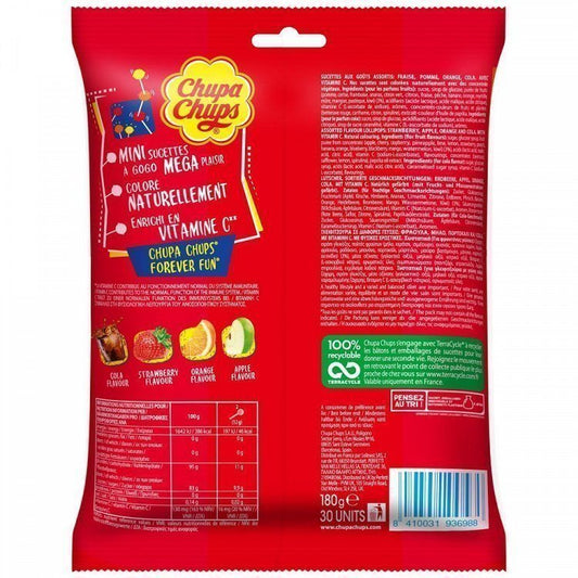 Chupa Chups Γλειφιτζούρι Mini The Best 180gr