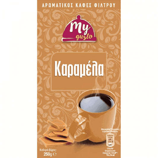 My Gusto Καφές Φίλτρου Καραμέλα 250gr
