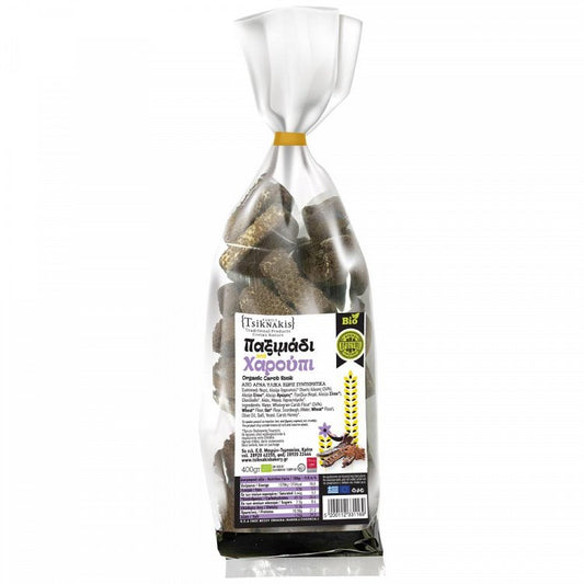 Τσικνάκης Παξιμάδι Χαρούπι Βιολογικά 400gr