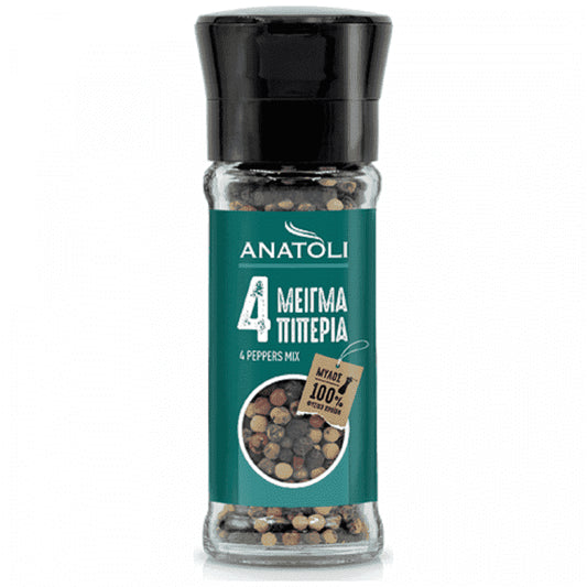 ΑΝΑΤΟΛΗ Μύλος Μείγμα 4 Πιπέρια 36gr