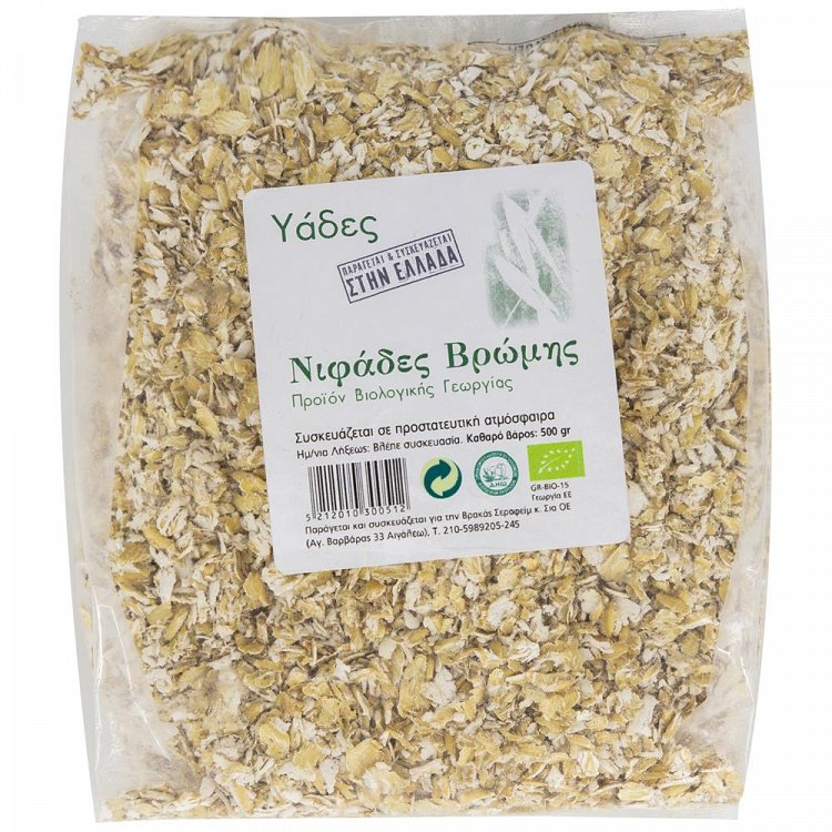 Υάδες Νιφάδες Βρώμης Bio 500gr