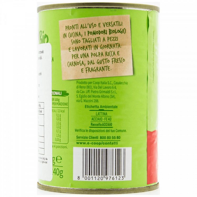Vivi Verde Τομάτα Τριμμένη Bio 400gr στ. βάρος 240gr