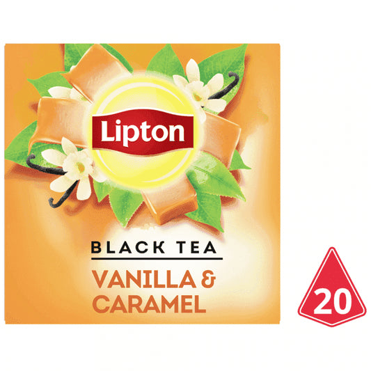 Lipton Μαυρο Τσάι Βανίλια-Καραμέλα 20x1,7gr
