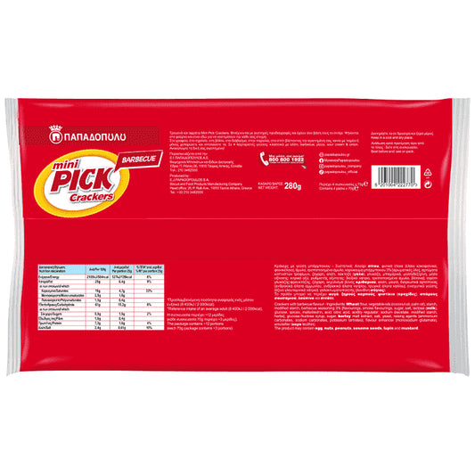 Mini Pick Cracker BBQ 4x70gr