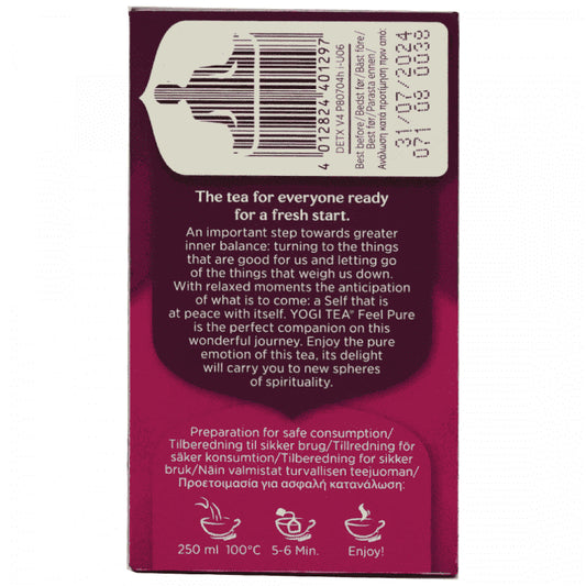 Yogi Τσάι Bio Feel Pure Detox 30,6gr