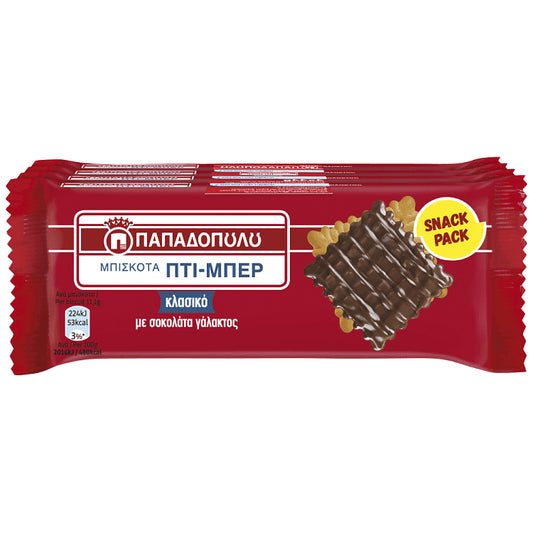 Πτι Μπερ Μπισκότα Σοκολάτα Snack Packs 4x44gr