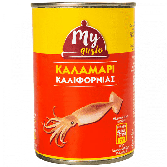 My Gusto Καλαμάρι Σε Φυσικό Χυμό 370gr