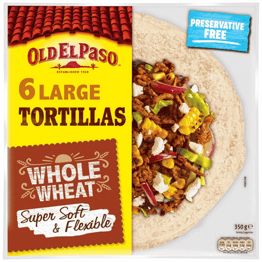 Old El Paso Tortillas Ολικής 6τεμ 350gr
