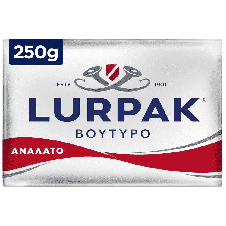 Lurpak Βούτυρο Ανάλατο Αλουμινόφυλλο 250gr