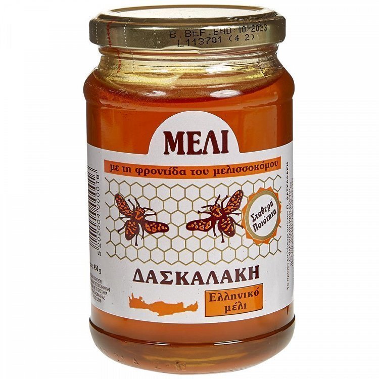 Δασκαλάκη Ελληνικό Μέλι Βάζο 450gr