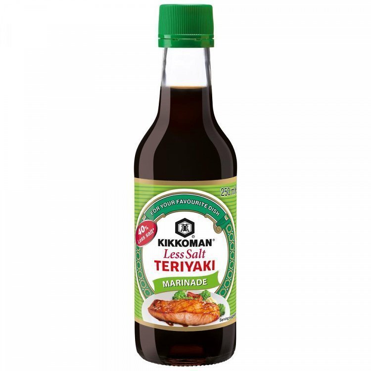 Kikkoman Teriyaki Marinade Less Salt 250ml
