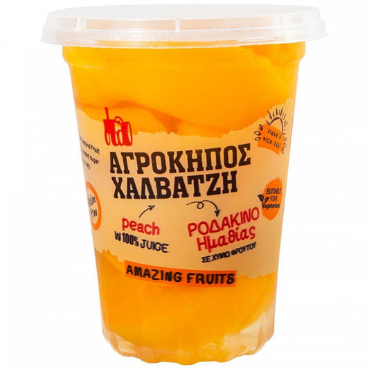 Αγρόκηπος Ροδάκινο Ποτήρι 400gr