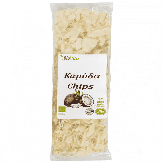 Biovita Καρύδα Τσιπς Ωμή Bio 130gr