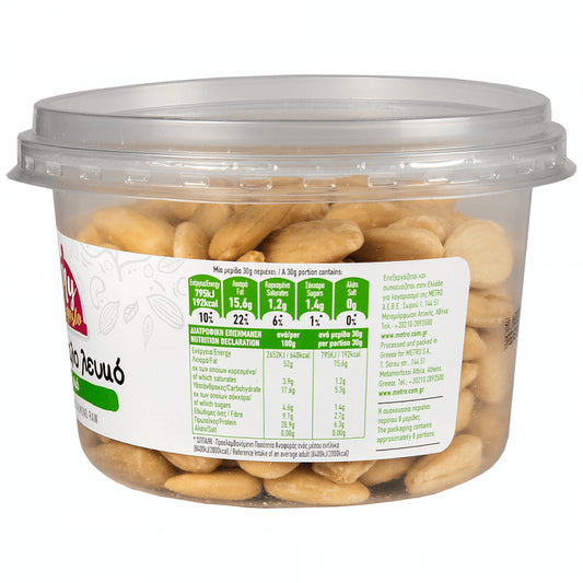 My Gusto Αμυγδαλόψιχα Λευκή Ωμή Δοχείο 250gr
