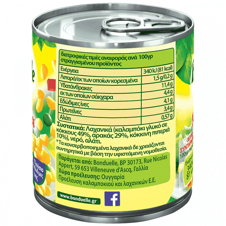 Bonduelle Gold Mexico Mix 150gr (Στρ.Βάρος 130gr)