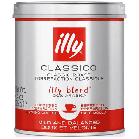 Illy Καφές Espresso Αλεσμένος Normal 125gr