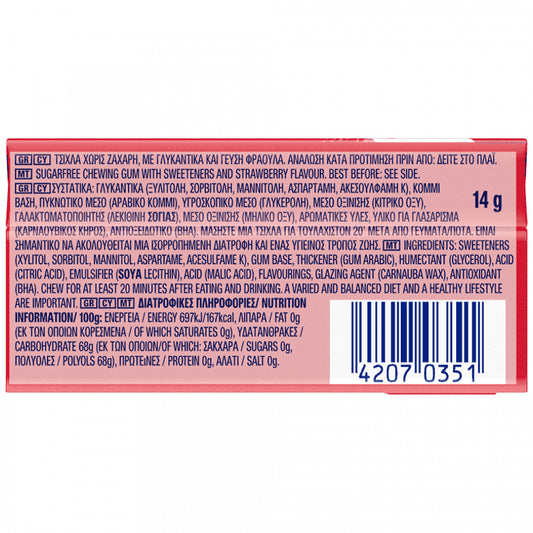 Orbit Τσίχλα OTC Strawberry 14gr