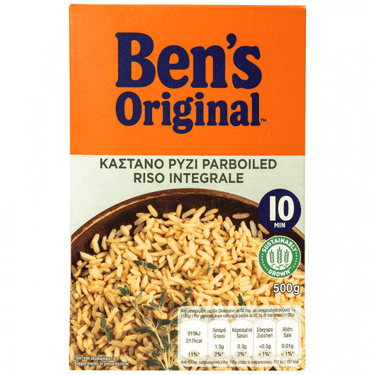 Uncle Ben's Original Ρύζι Καστανό Ισπανίας Parboiled 500gr