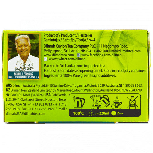Dilmah Pure Green Tea 20 φακελάκια x 1,5gr