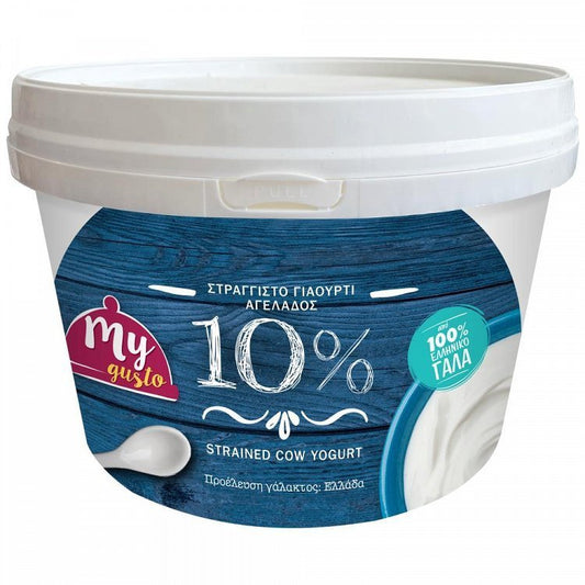 My Gusto Γιαούρτι Στραγγιστό 10% Λιπ. 5kg Πρ/ση Ελλάδα Τιμή Κιλού El-Elgo 19.974