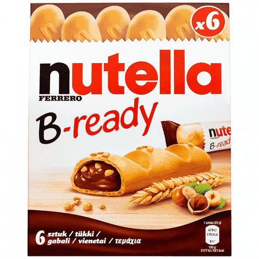 Ferrero Nutella B-Ready 6τεμ 132gr