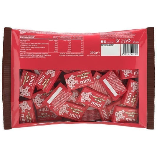ΙΟΝ Σοκολατάκια Αμυγδάλου Μϊνι Σακούλα 350gr