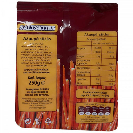 Saltseties Αλμυρά Sticks 250gr