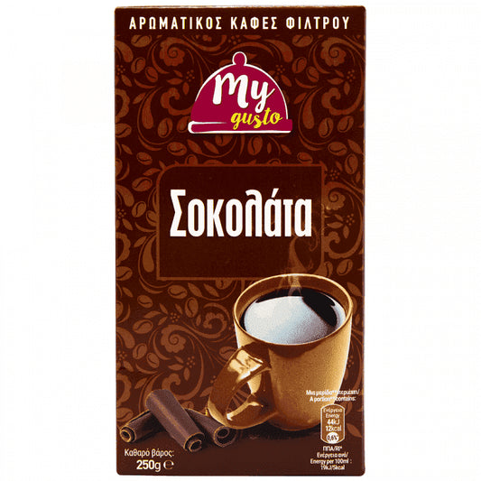 My Gusto Καφές Φίλτρου Σοκολάτα 250gr