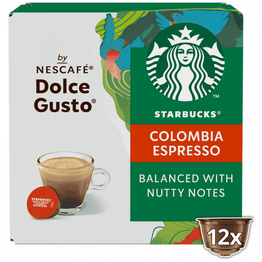 Starbucks Espresso Colombia Κάψουλες Dolce Gusto 66gr